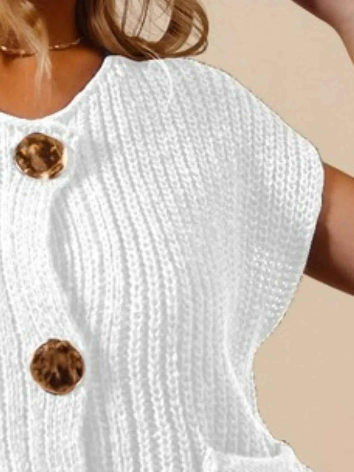 SO ME Big Metal Button Front Sweater Vest 7012472c-23a8-42f4-93fa-5cd43f37c2ff-Max-Origin