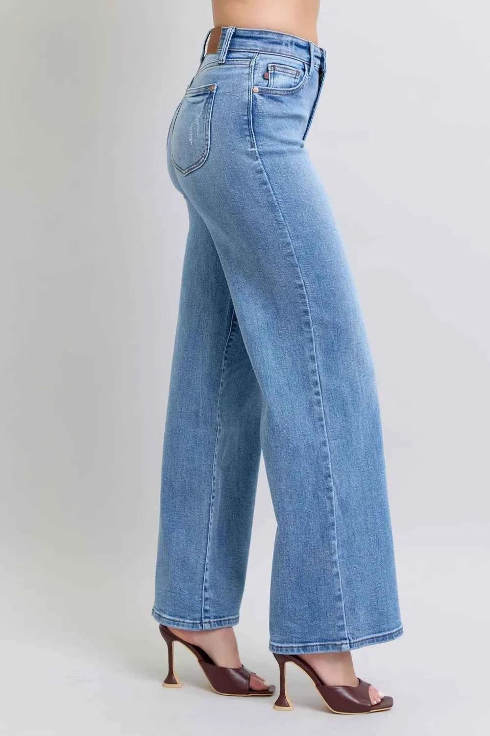 Judy Blue Full Size Wide Leg Jeans with Pockets 705ffcea-2c56-493e-9a31-9ff014cab2e9-Max
