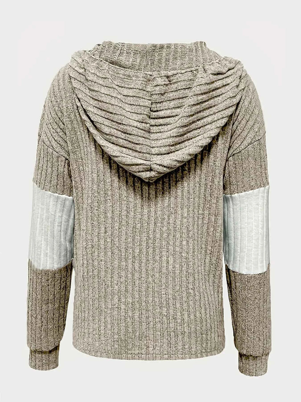 Color Block Drawstring Long Sleeve Hoodie 70d45d61-6cd1-483d-8f95-35eed93dbe7d-Max-Origin