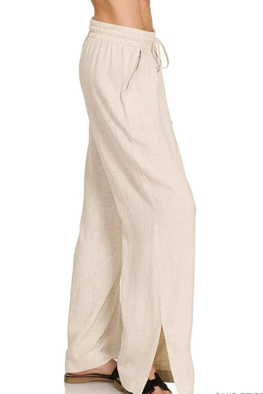 Zenana Linen Drawstring Pants 713cc637-0466-49a4-b7db-d5a91659e8dd-Max-Origin