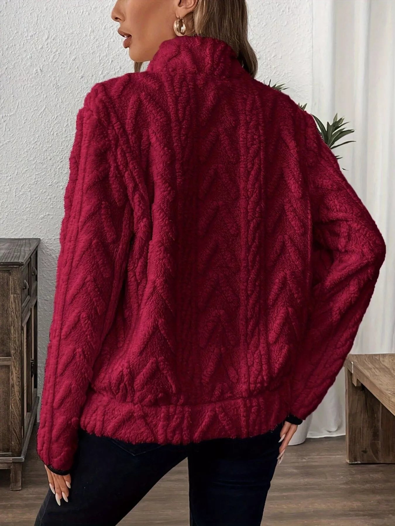 Half Zip Long Sleeve Sweatshirt 715e238ce44245e195b3832da950cc77-Max-Origin