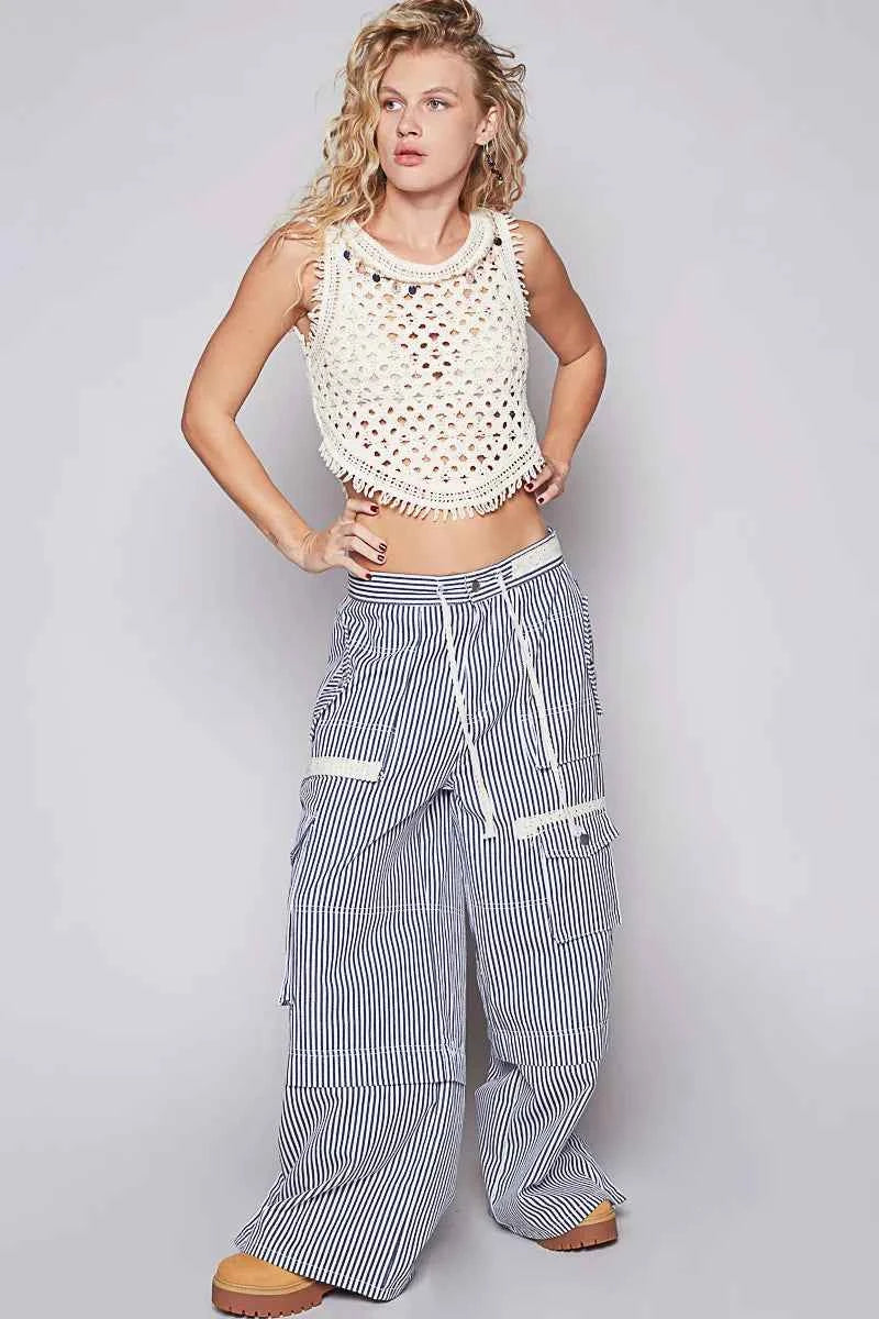 POL Striped Wide Leg Pants with Cargo Pockets DENIMSTRIPE 7179bd78-fb22-4385-9695-e03d9ac24304-Max-Origin