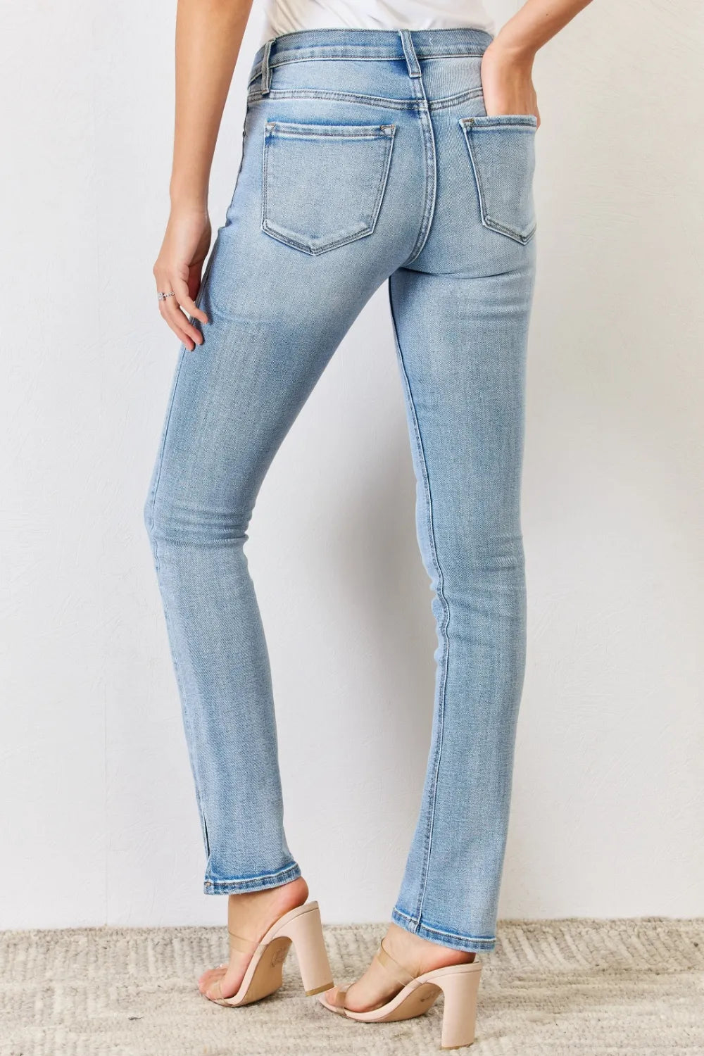 Kancan Full Size Mid Rise Y2K Slit Bootcut Jeans 7245cb96-78a4-4247-8b48-5ee906e3fba7-Max