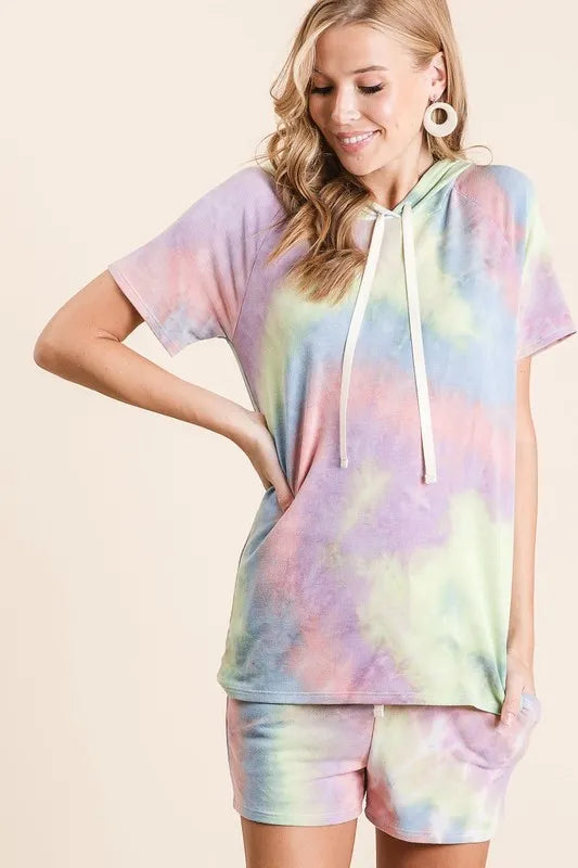 BiBi Tie Dye Terry Hoodie with Drawstring 7309119b4b2d4aaeaa2ca8f6ea1079a4-Max-Origin
