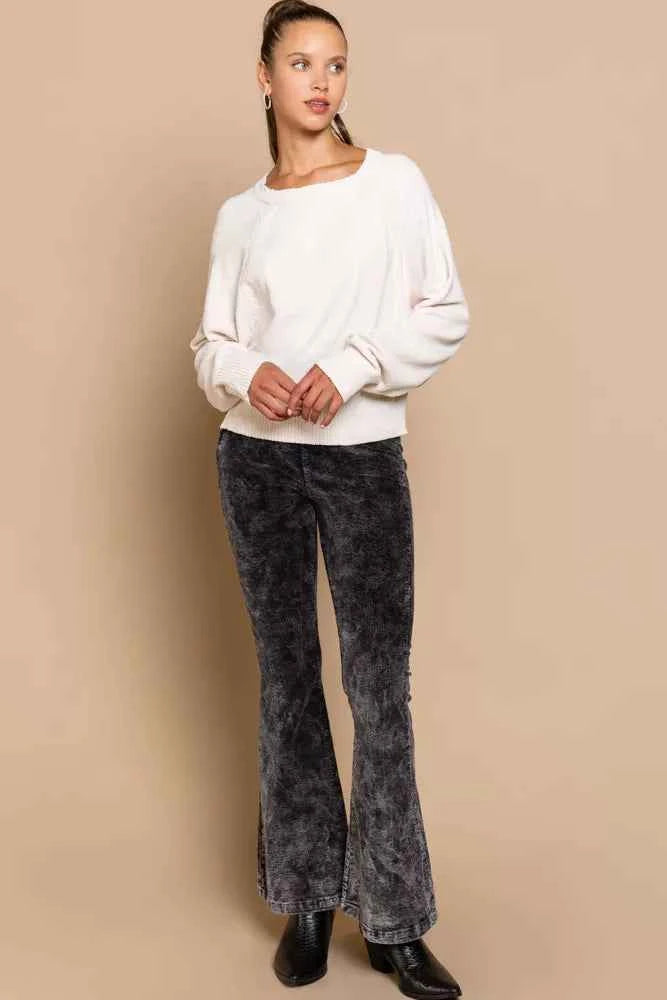 POL Round Neck Backless Sweater with Ribbed Edge 73c9ae1b-2efc-40ef-a897-8702717121d1-Max-Origin