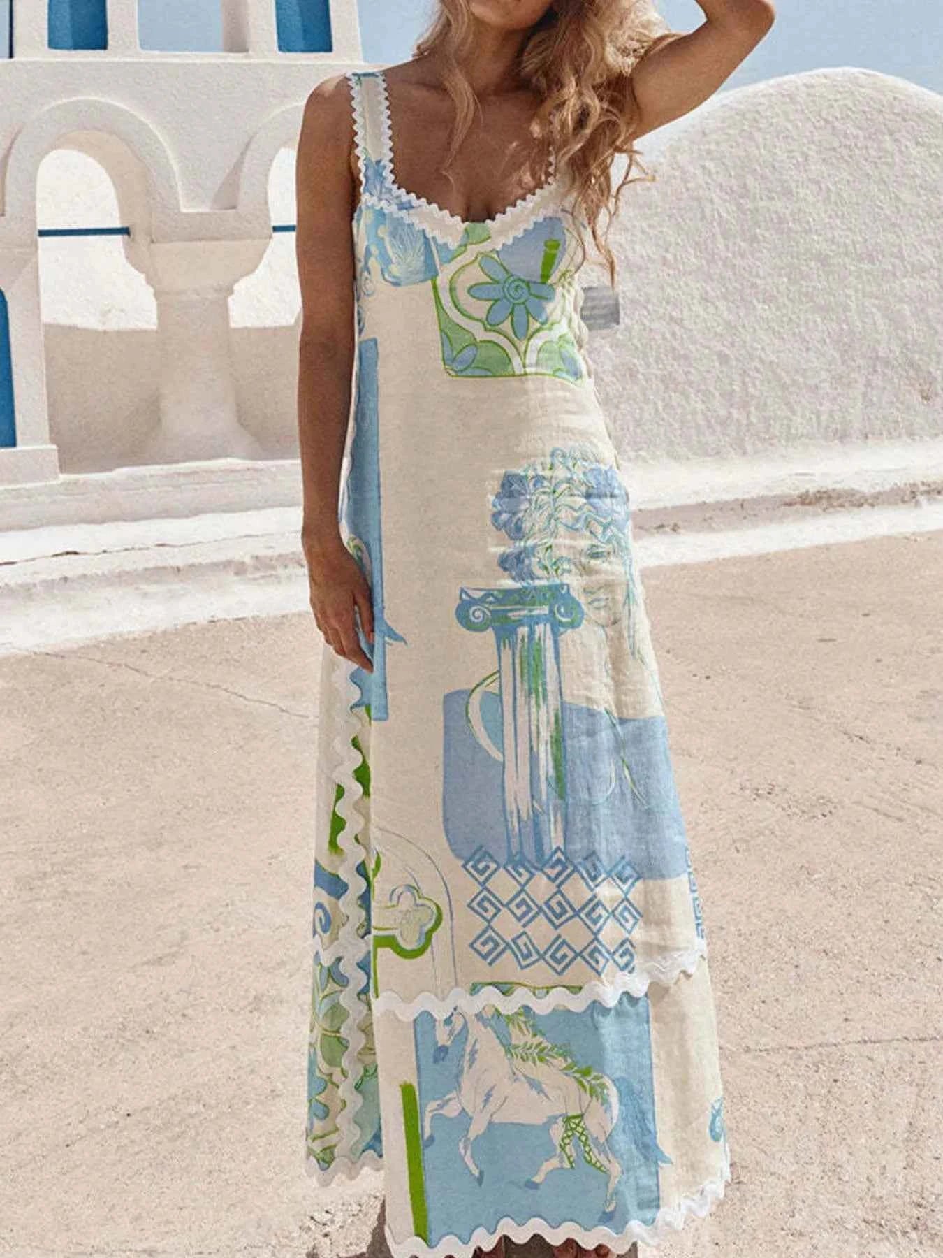 Tied Back Printed Maxi Dress 74b3a0e9-a559-4ac1-9a88-f9903672b0c2-Max-Origin