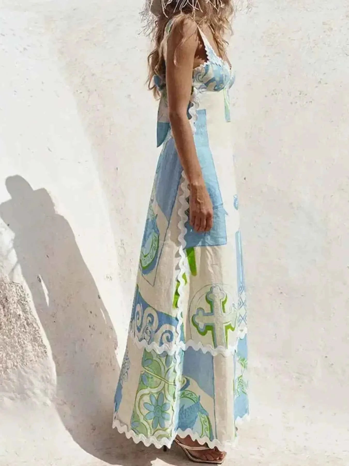 Tied Back Printed Maxi Dress 751d1ca6-3766-45f2-a71a-c9ad463bdc99-Max-Origin