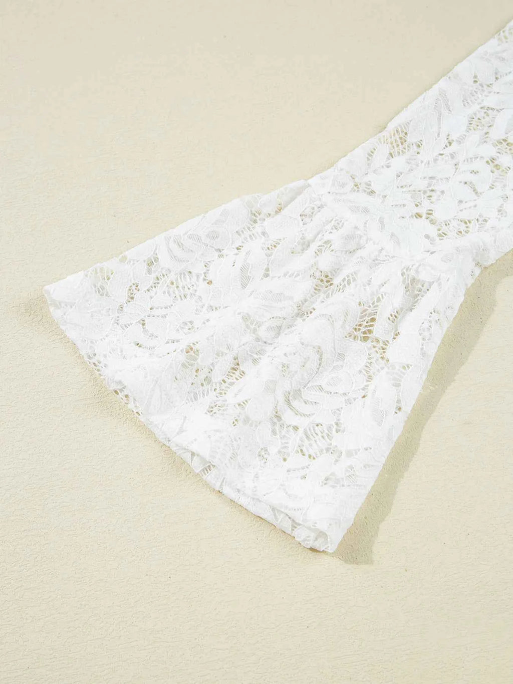 Lace Crochet Bell Sleeve Mock Neck Blouse 755cf80ad6cb4f2eae0040870b4a43d3-Max-Origin