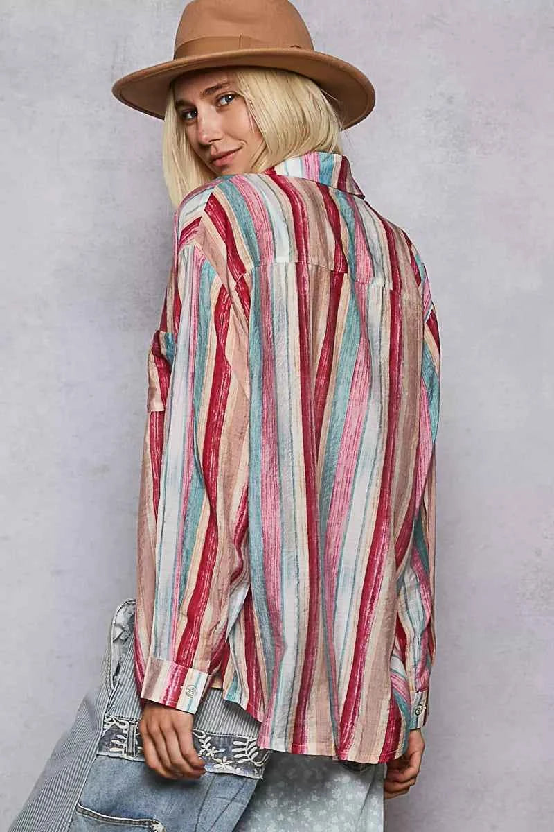 POL Striped Button-Down Oversized Shirt 759a21b9-1924-478c-a0e4-d4ec1e18cdfa-Max-Origin