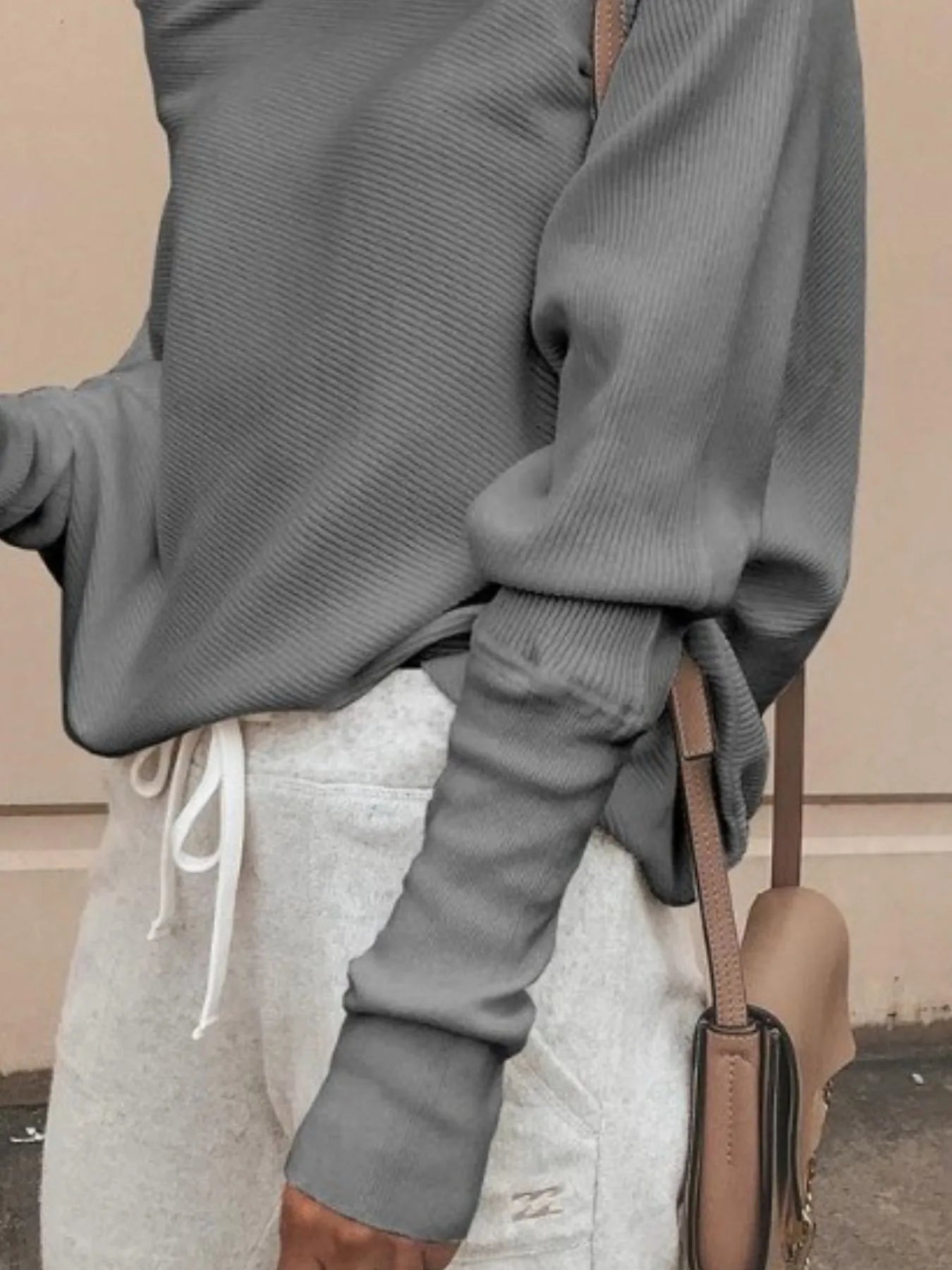 Full Size Single Shoulder Ribbed Knit Top Plus Size 761334dd-13bf-4d35-826a-a8c6c9186406-Max-Origin