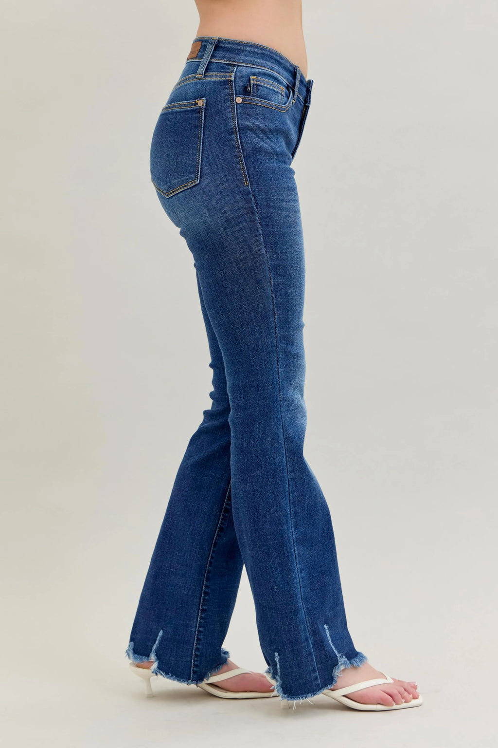 Judy Blue Full Size Mid-rise Non-distressed Hem Bootcut Jeans Plus Size 763068f051ea40729540a9cd018bf0c2-Max-Origin