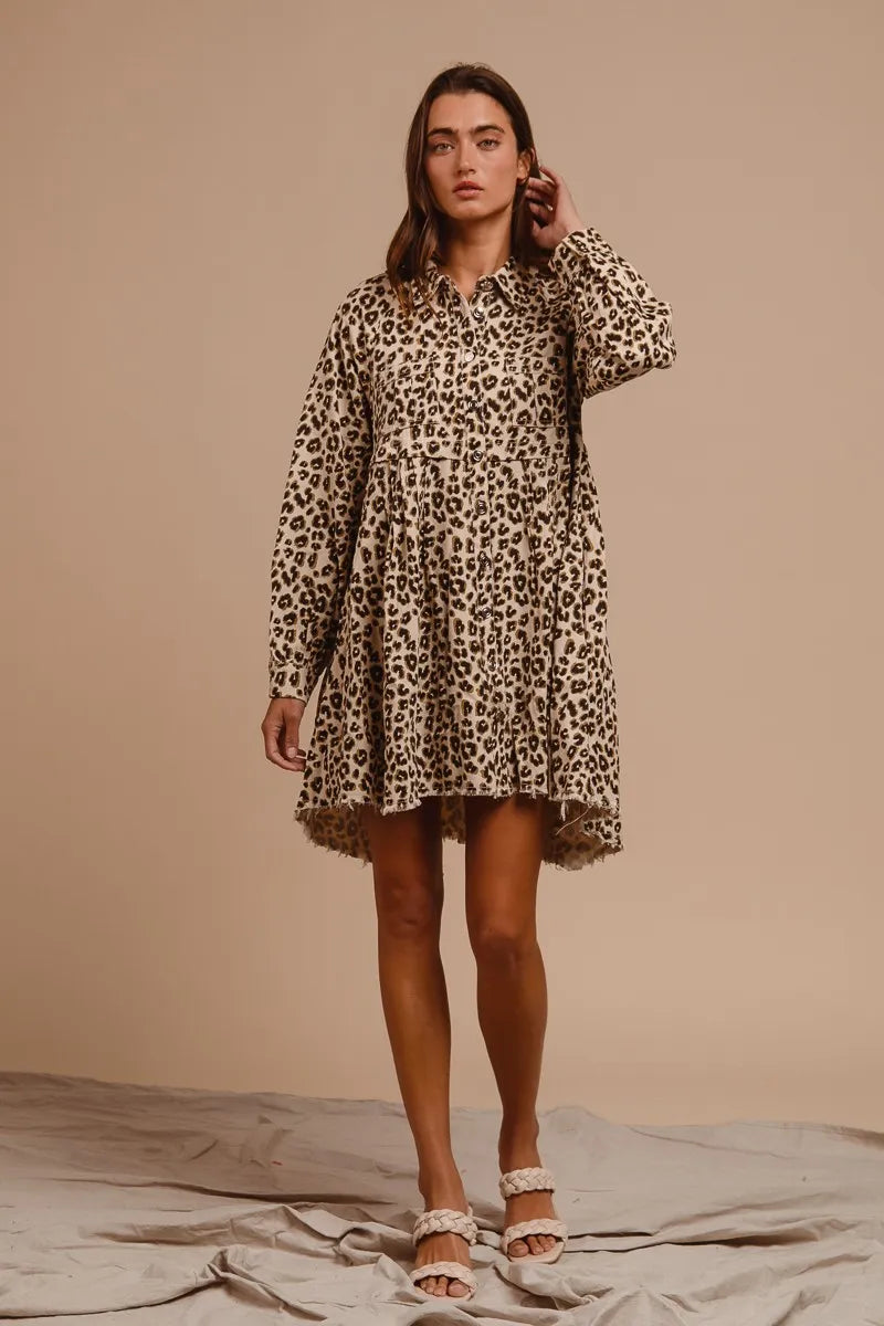 BiBi Washed Denim Button Down Dress with Side Pocket 77153e48b2a44187a8fe7f7b008c9612-Max-Origin