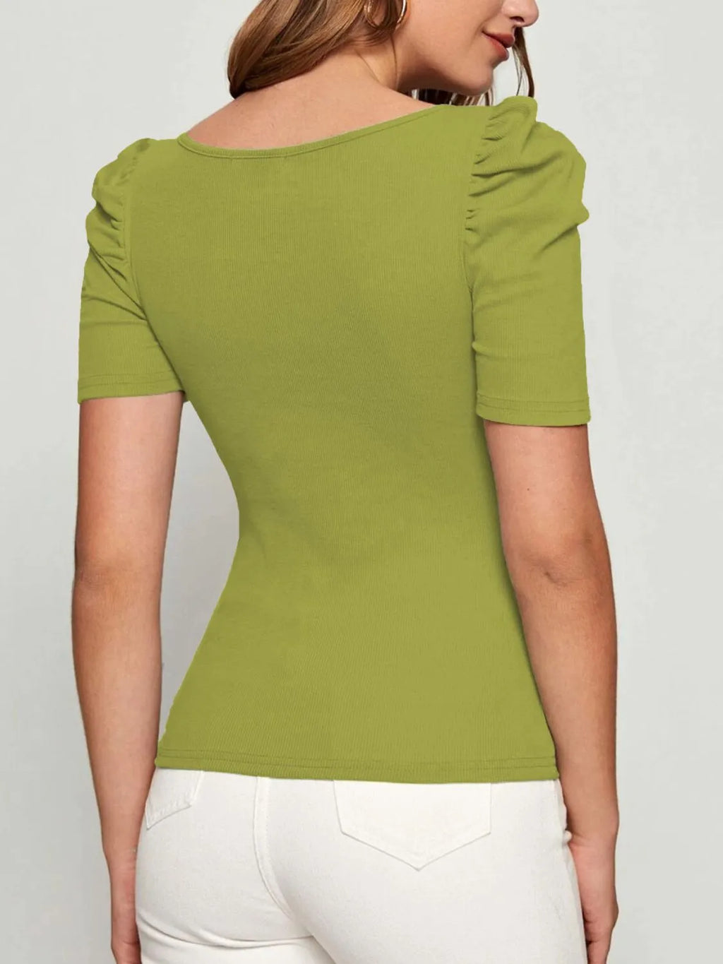 Square Neck Short Sleeve T-Shirt 7718d536-18df-4e89-ab01-1f613ab1a85c-Max-Origin