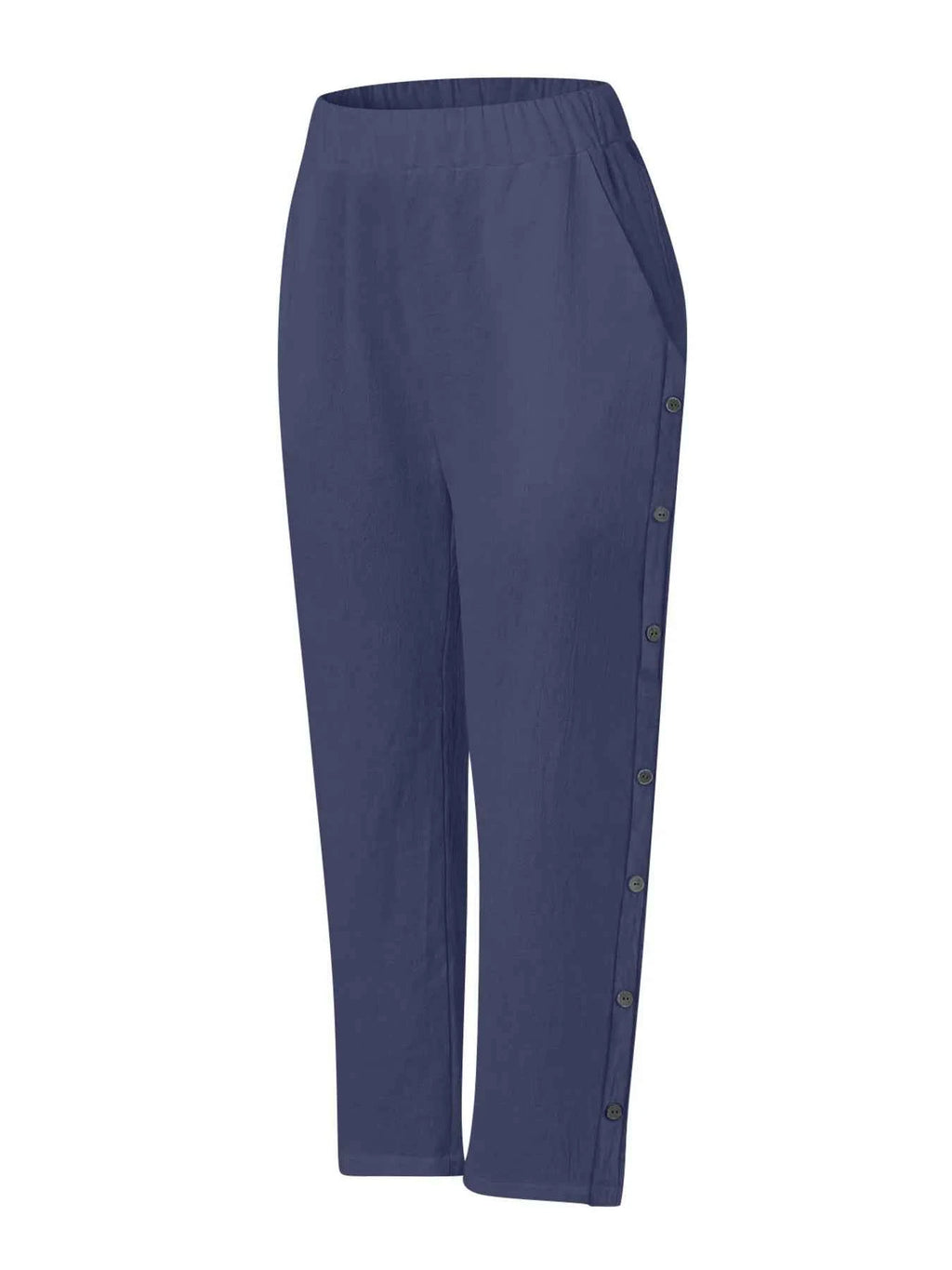 Full Size Side Decor Button Casual Wide Leg Pants Plus Size 77bfbbbbf1ba4f0a8d22c5c12cb35c10-Max-Origin