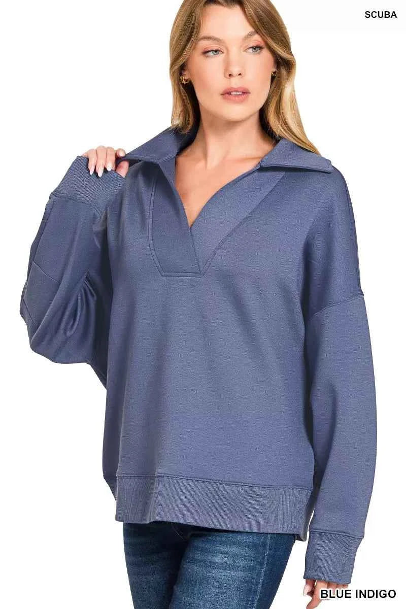 Zenana Scuba Collared Pullover and Pants Set 788c6c5bcb734b44a935827d964eb90d-Max-Origin