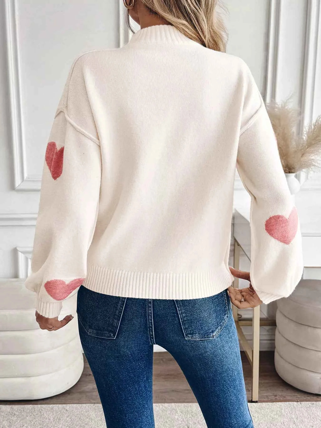 Heart Mock Neck Long Sleeve Sweater 78a3905fe0f446659fa77d1f747d15ff-Max-Origin