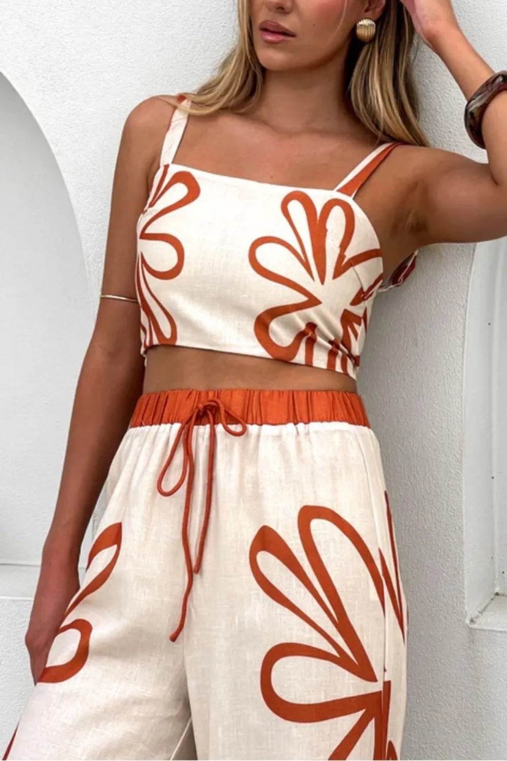 Smocked Square Neck Cami and Pants Set 78d231cf-122e-468e-b5c1-d3ba8211a1b2-Max-Origin