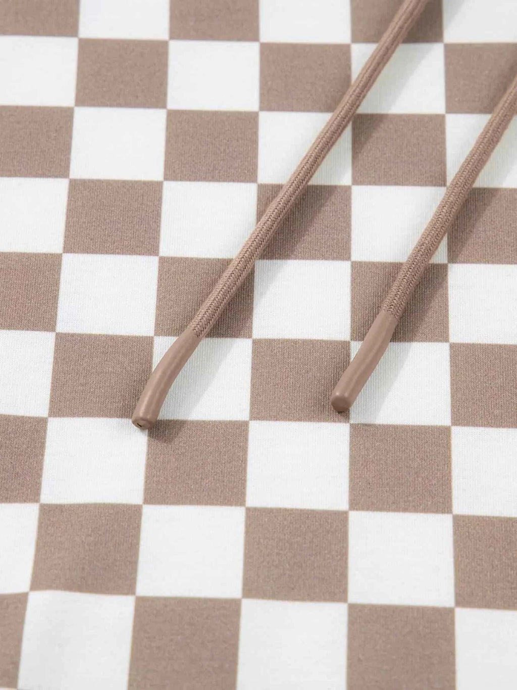 Checkered Pattern Oversized Drawstring Hoodie 78eb663f9f434441a608c135e6b57b29-Max-Origin