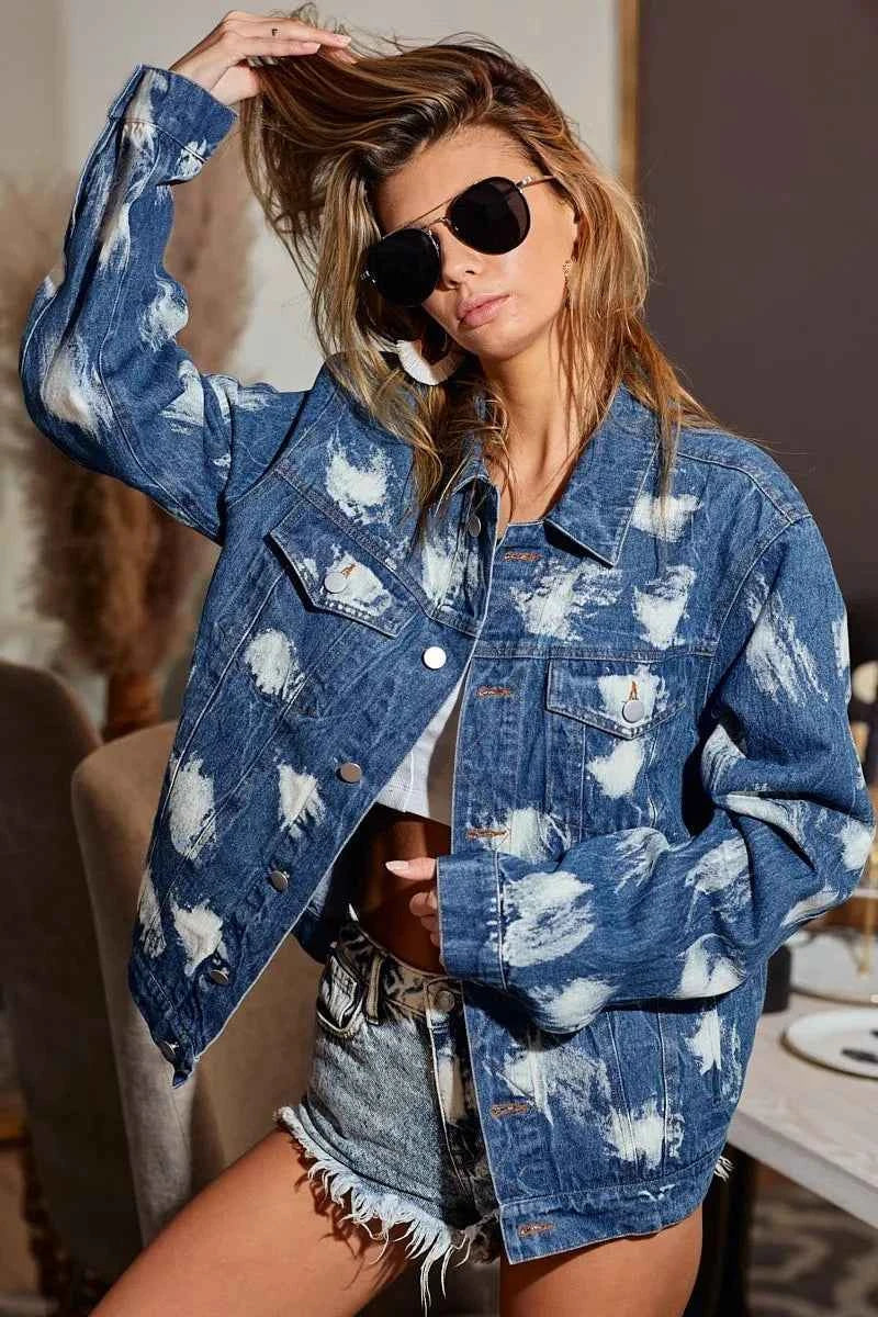 BiBi Washed Tie Dye Denim Jacket 7936d0590c564892b4694e2d29cdd5ef-Max-Origin