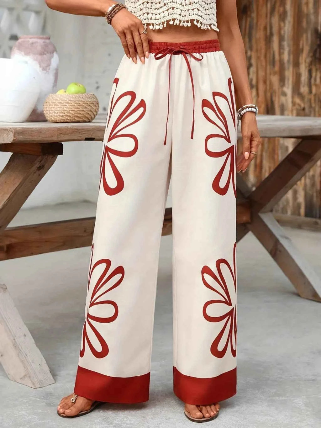 Floral Drawstring Wide Leg Pants 793929e0b57940b19bb541ded9d18716-Max-Origin