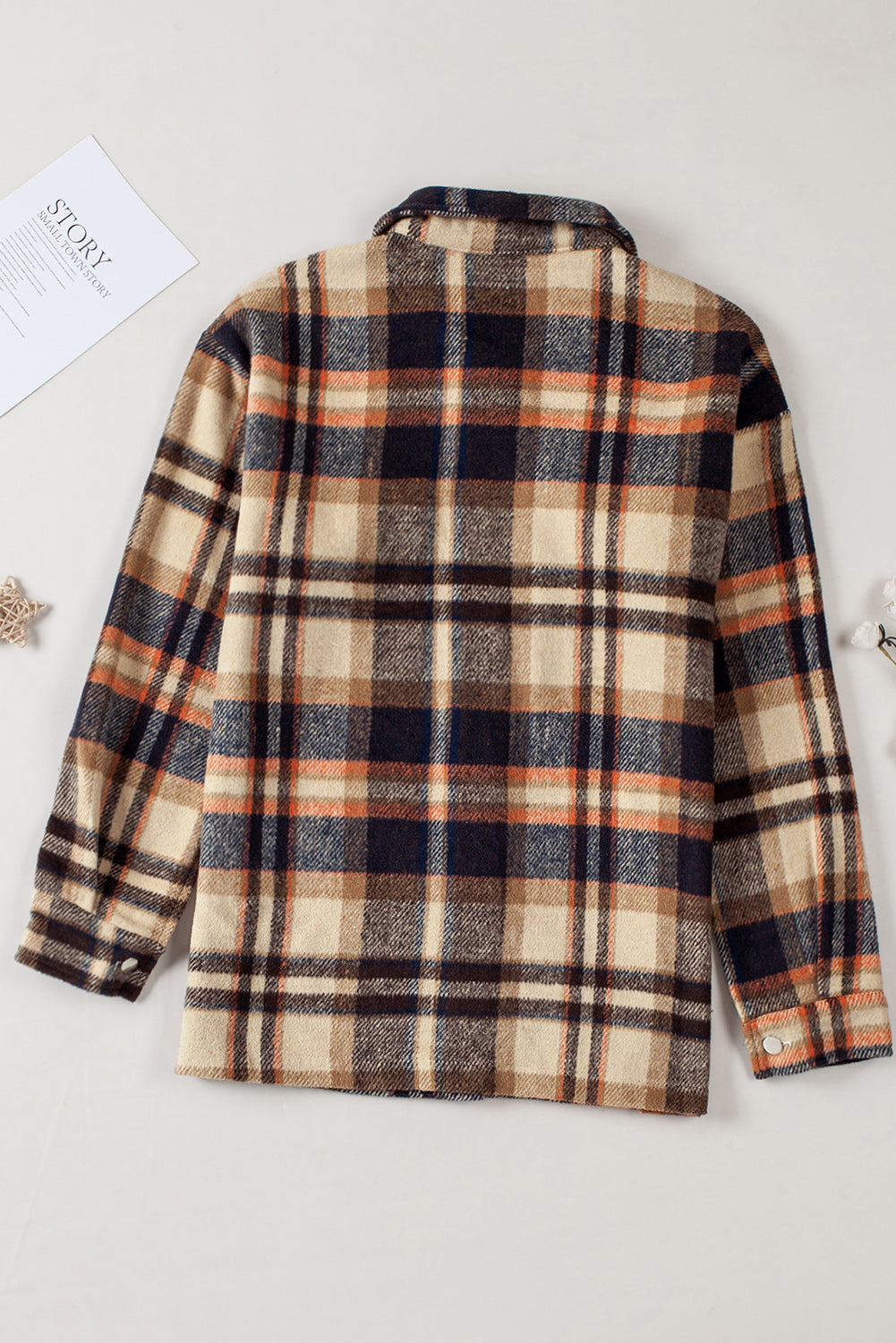 Red Plaid Button Front Pocket Shirt Shacket 795bf624a48a0214
