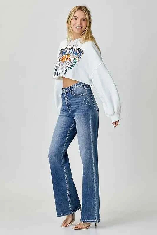 RISEN High Waist Jeans with Pockets 79d65abc-ed41-47d5-a141-dae9758b1d9c-Max