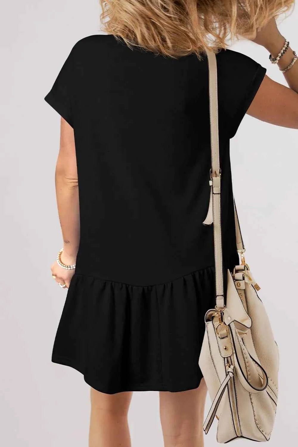 Round Neck Short Sleeve Mini Dress 7b093b21-60e4-411e-891c-2a010fd69c8c-Max-Origin