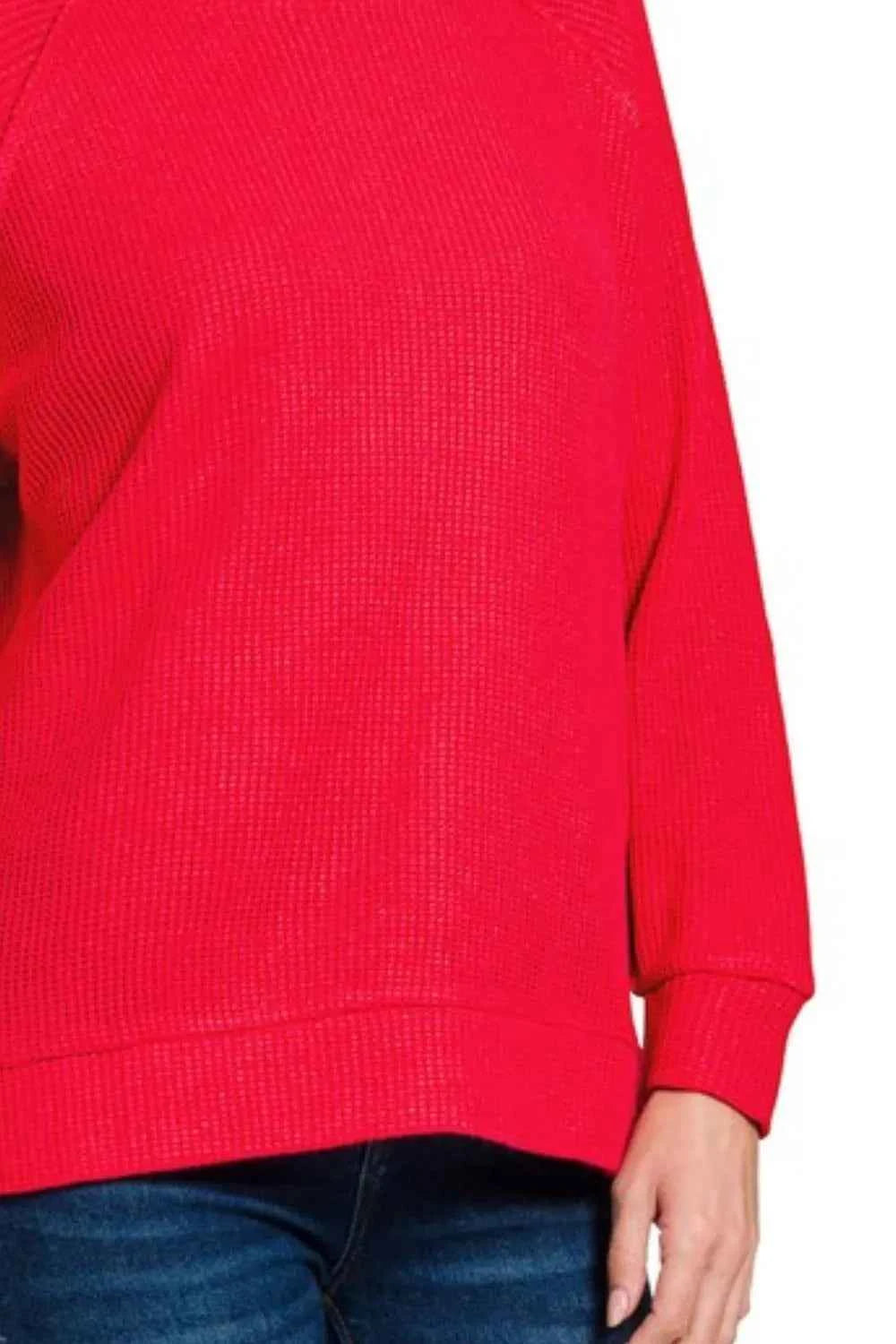 Zenana Round Neck Raglan Long Sleeve Sweater 7b12726f-62c6-41ac-8ee8-e4b8762e7521-Max-Origin