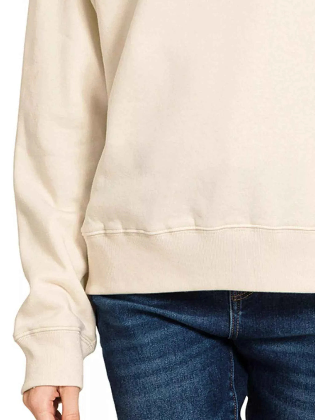 Zenana Fleece Half Zip Sweatshirt 7b3ac881-466a-4dfc-897e-dc672c9b98db-Max-Origin