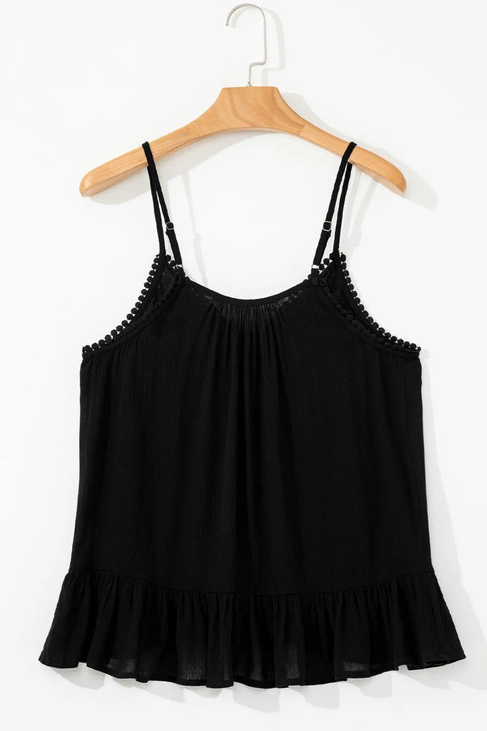 Floral Ruffled Hem Embroidery Cami 7be95d0b-5345-4f06-b63c-8022a5d5b9a1-Max-Origin