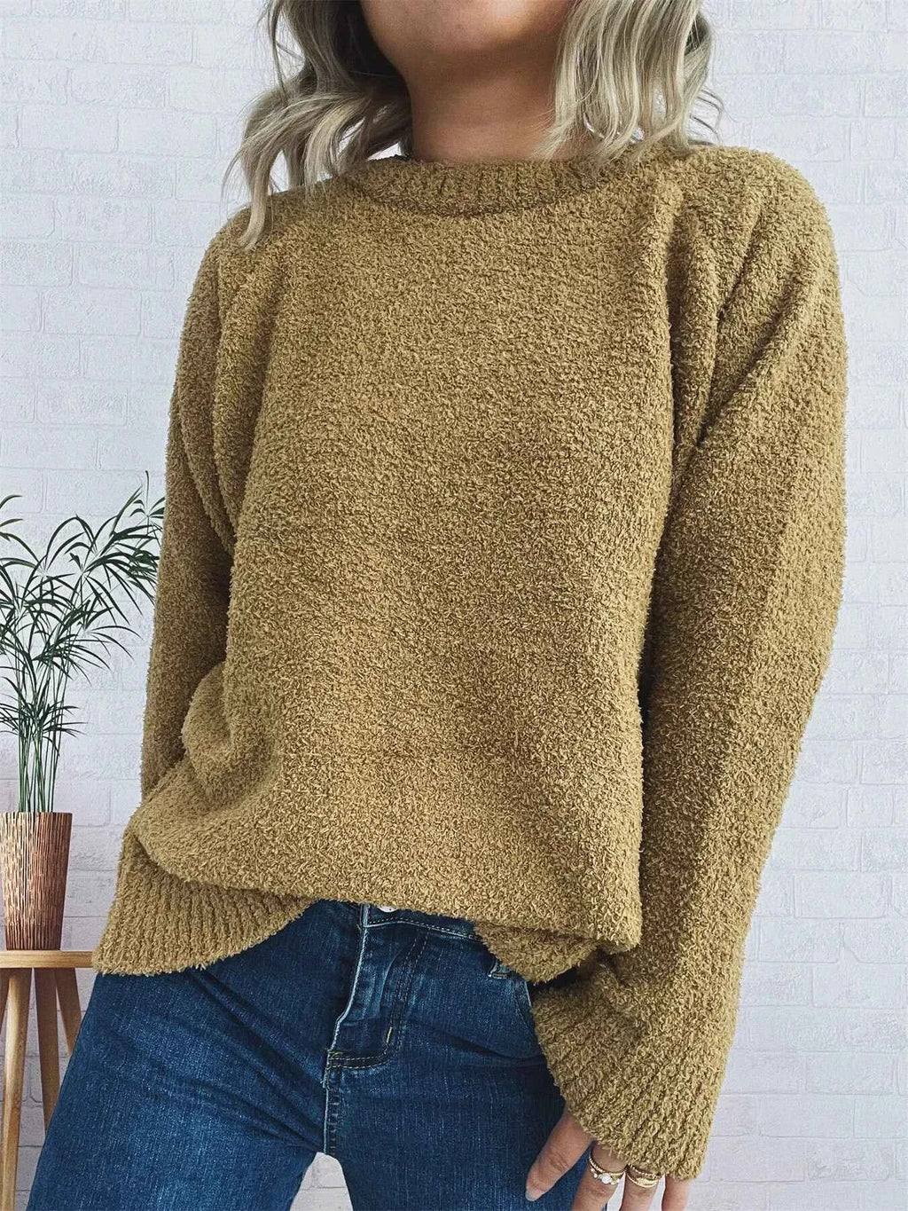 Round Neck Raglan Sleeve Sweater 7c5a51baaae54dca94a8de8e73cbcddc-Max-Origin