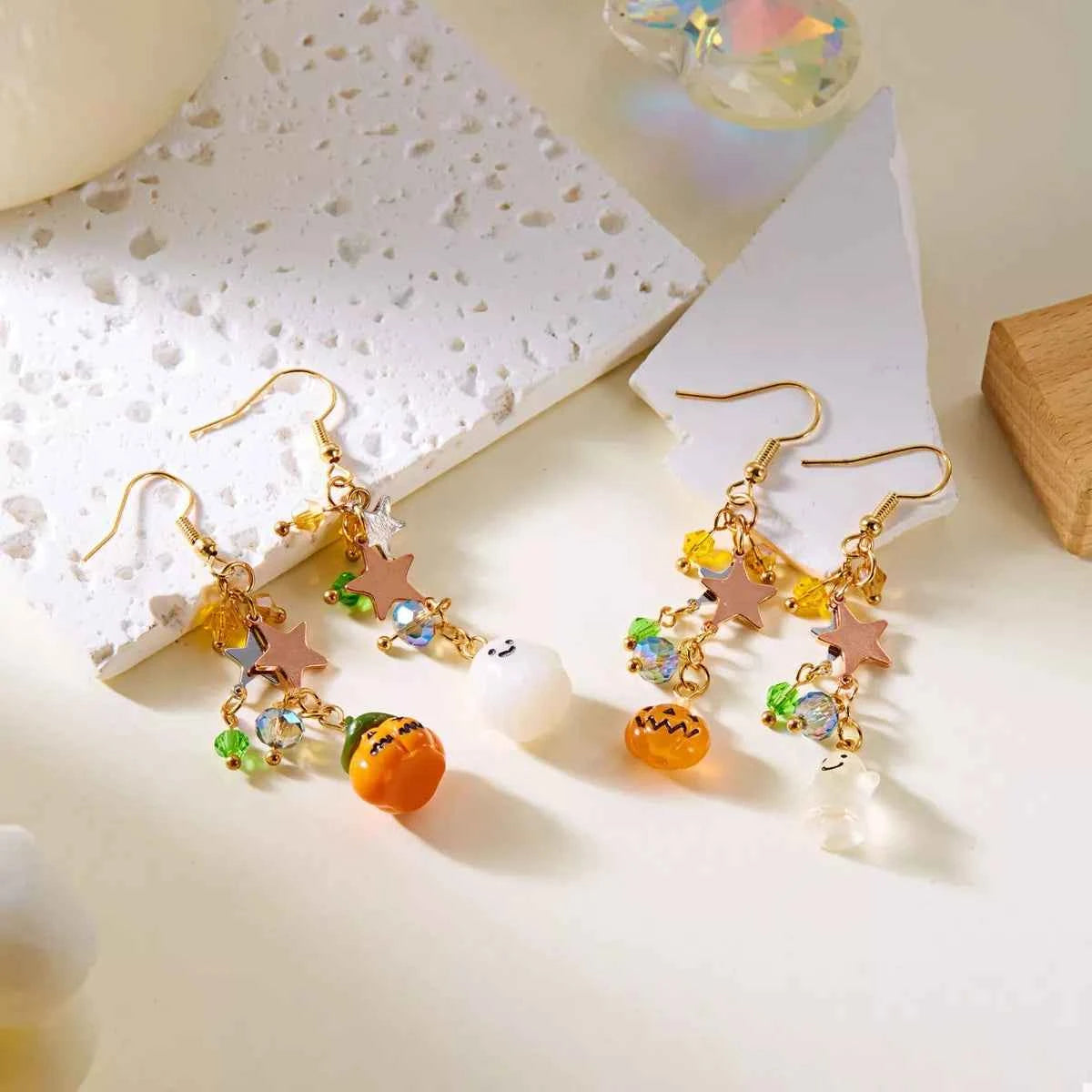 Halloween Asymmetrical Pumpkin Ghost Earrings 7cf6aaf9-0d76-44ea-9c8a-7310bdd7d723-Max-Origin