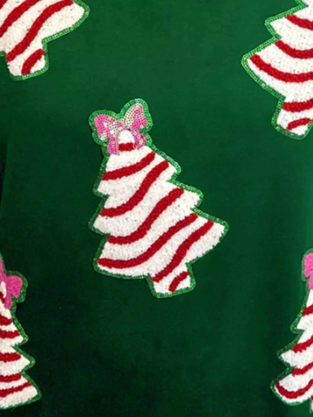 Christmas Tree Sequin Long Sleeve Sweatshirt 7d69ad4f-627e-4a2c-943f-70dbd2c8e3cb-Max-Origin