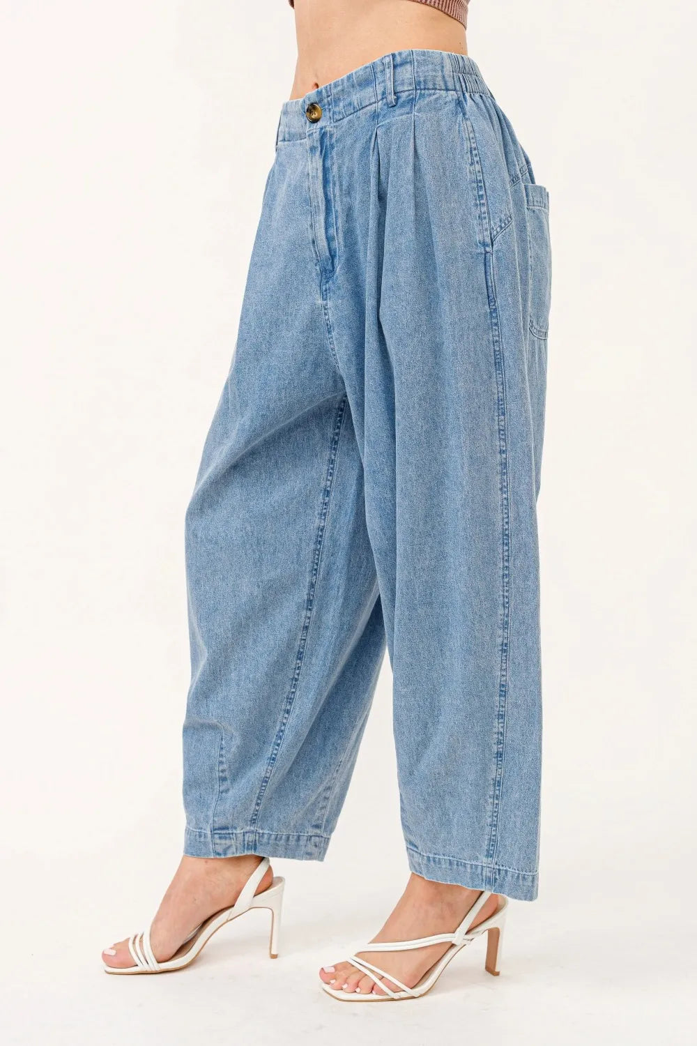 And The Why Elastic Back Pleated Baggy Jeans 7ea57d7c-0490-4684-ac8a-f299b604db16-Max