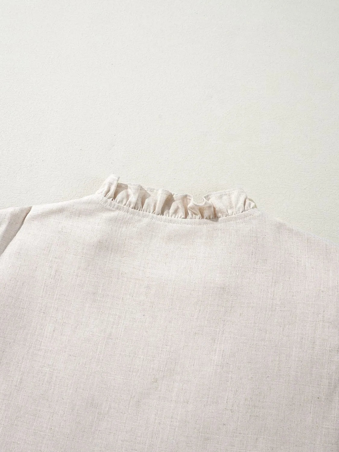 Floral Embroidered Short Sleeve Notched Blouse 7efdd55b-e393-4aa8-93ee-b08160702648-Max-Origin