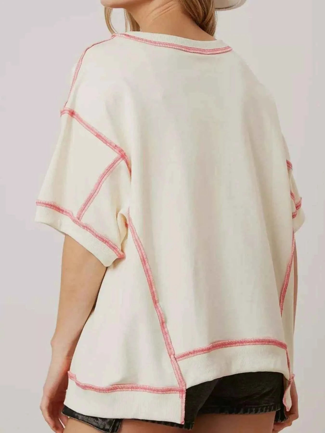 Sequin Lobster Half Sleeve T-Shirt 7f594af5-8915-4f48-ae3d-4b02d19c0f8a-Max-Origin