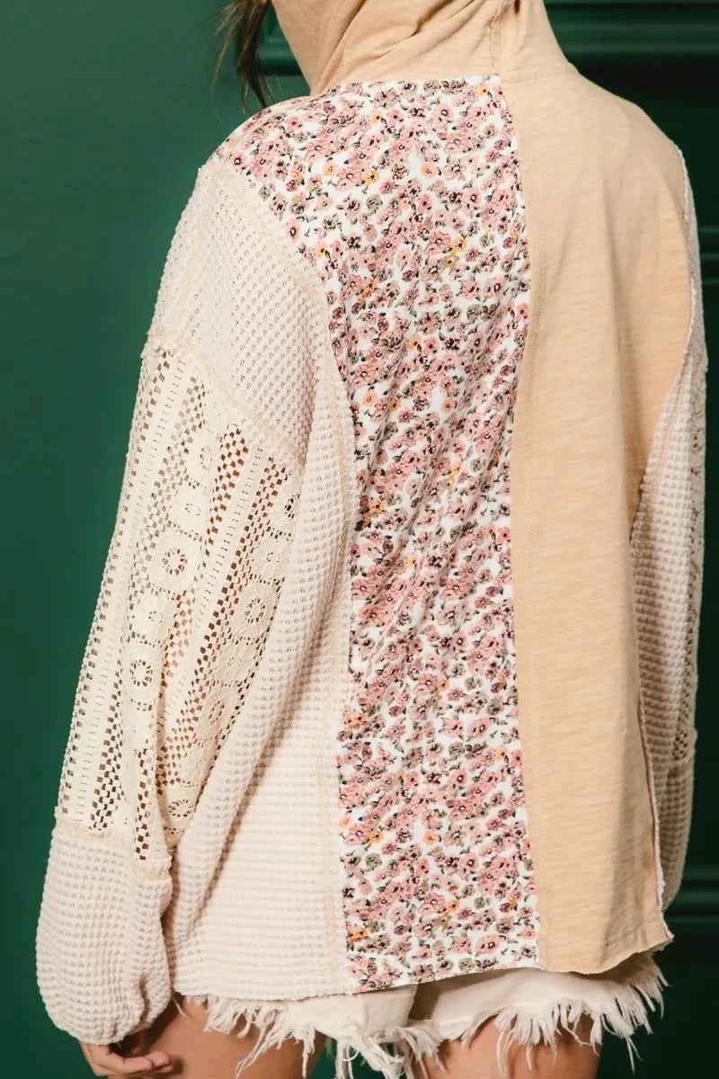 BiBi Slub Jersey with Lace Combo Buttoned Hoodie Top 7fc00a59328d40b99ed27c47c27c81cf-Max-Origin