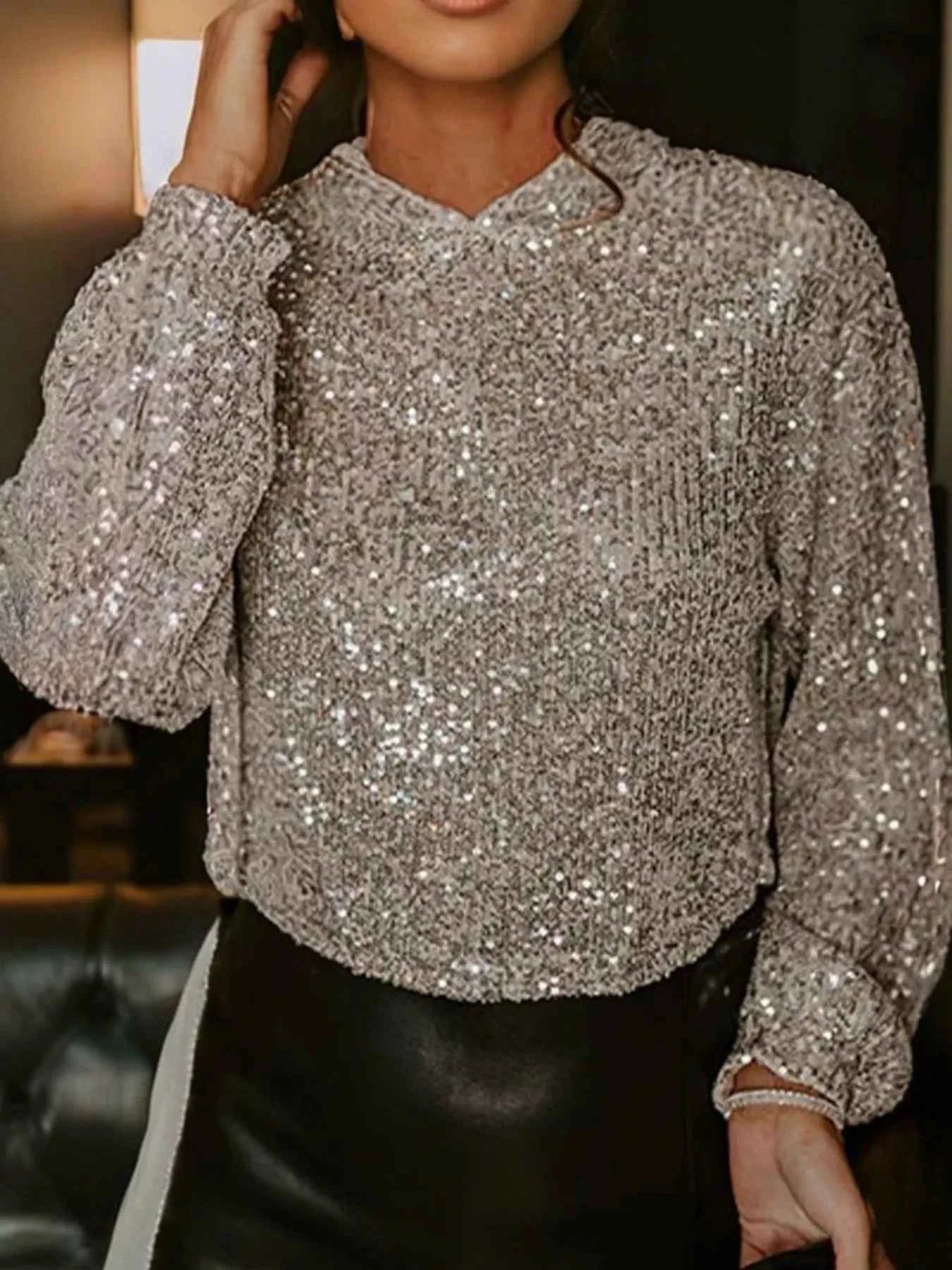 Sequin Long Sleeve Top 801fd930-6e57-45fe-bf29-d79652b63e55-Max-Origin