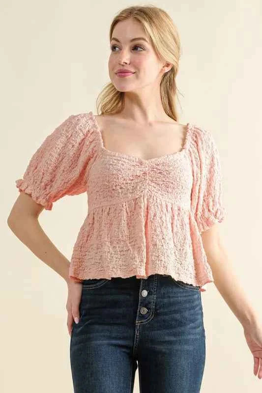 And The Why Lovely Textured and Smocked Top BLOSSOM 8026ebaab1374726aac0891c99875c9b-Max-Origin