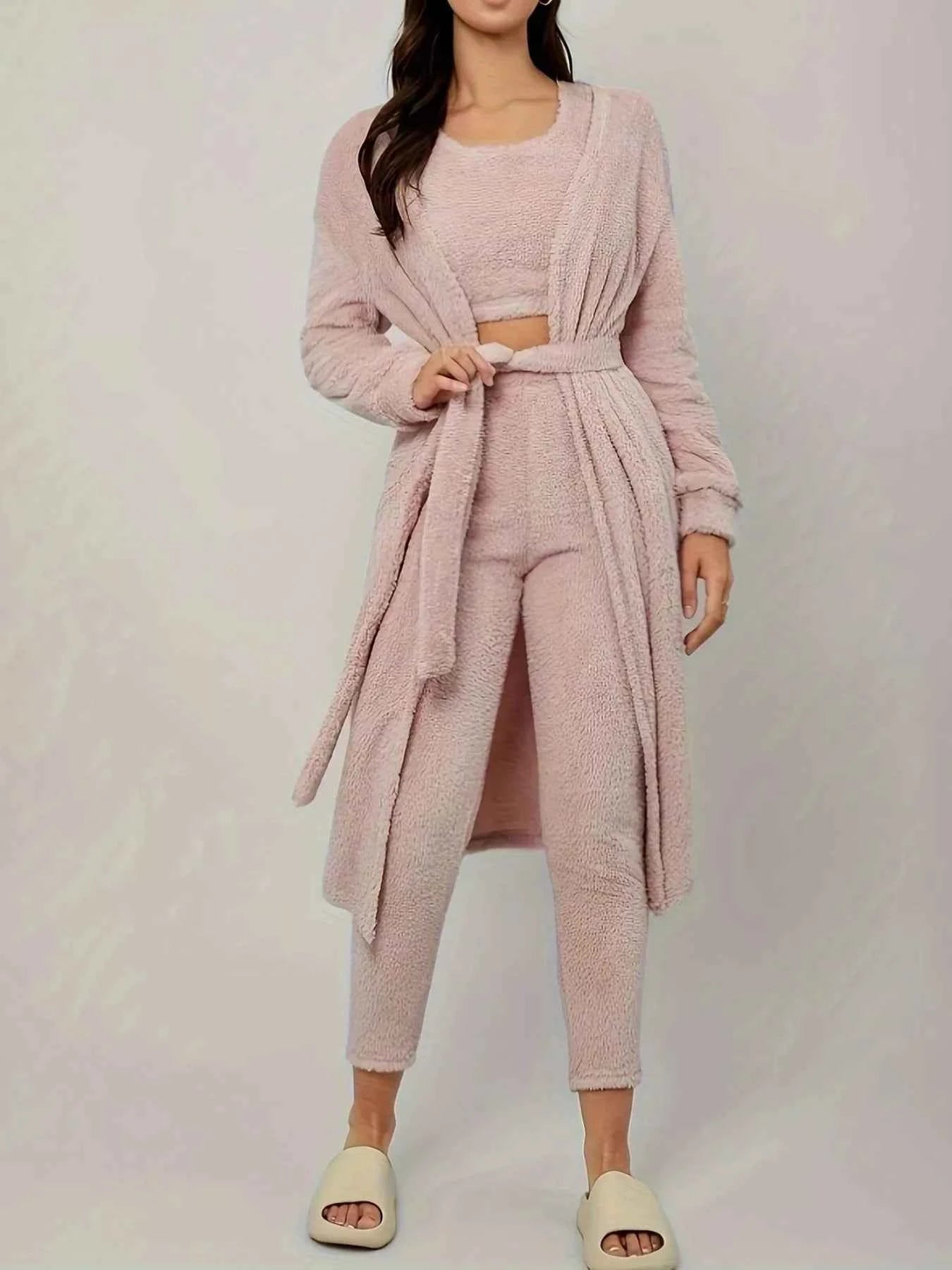 Fuzzy Tank Long Sleeve Cardigan and Pants 3-Piece Lounge Set 808b51db-efca-4aa2-ab59-371bc7bef58e-Max-Origin