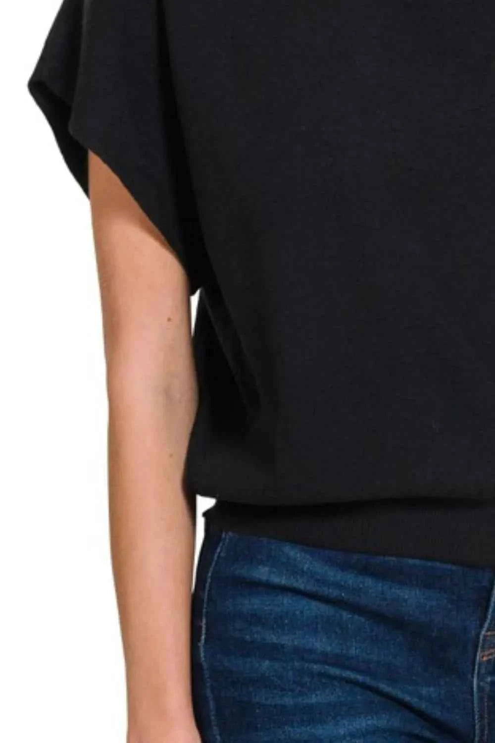 Zenana Round Neck Short Dolman Sleeve Sweater 80937382-25bd-49a4-b5a3-c6c4a6b0294d-Max-Origin