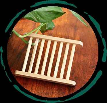 Bamboo Soap Bar Dish. Eco-Friendly As Shown One Size 80f52875-d76a-4c84-be95-4d01d6719c43