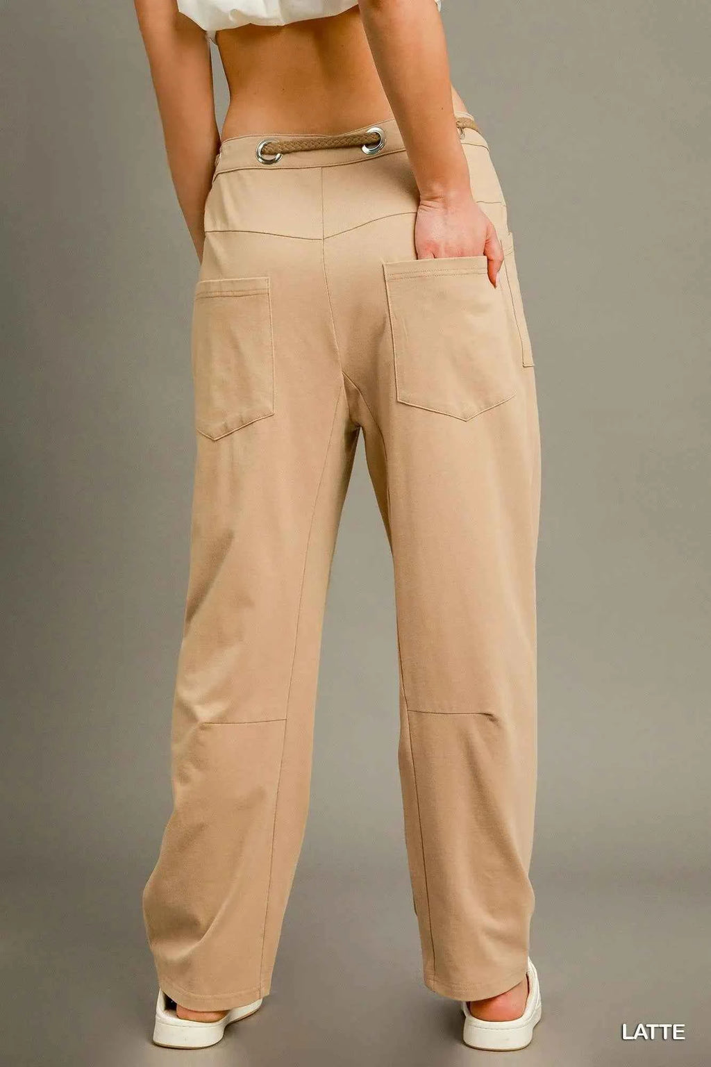 Umgee Cargo-Inspired Drawstring Pants 81a41024-8e87-472c-ba88-dab27479fa76-Max-Origin