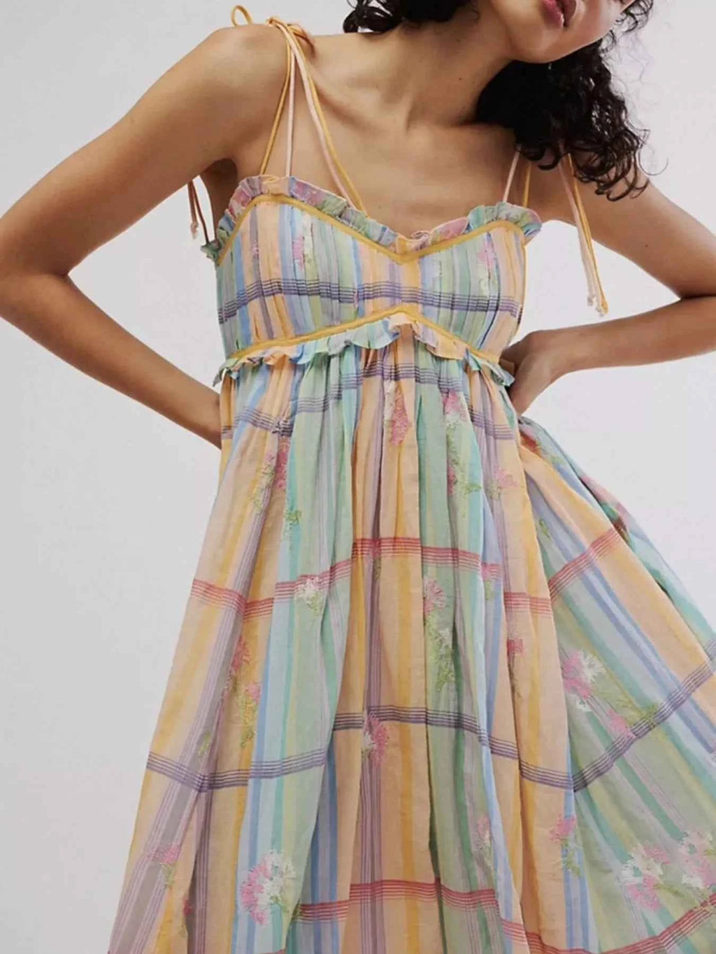 Pastel Plaid Back Smocked Maxi Cami Dress 81ffc0a1-9527-4ff0-9e05-a6208a4c358f-Max-Origin