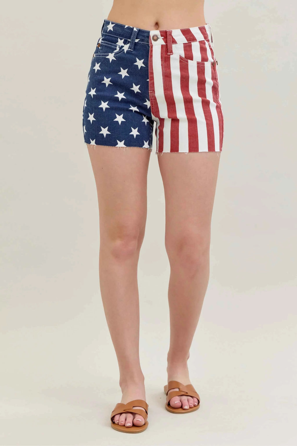 Judy Blue Full Size High Waist Americana Flag Fray Hem Shorts Plus Size 822e8c1942174a0ebb8c4a8848c8329f-Max-Origin