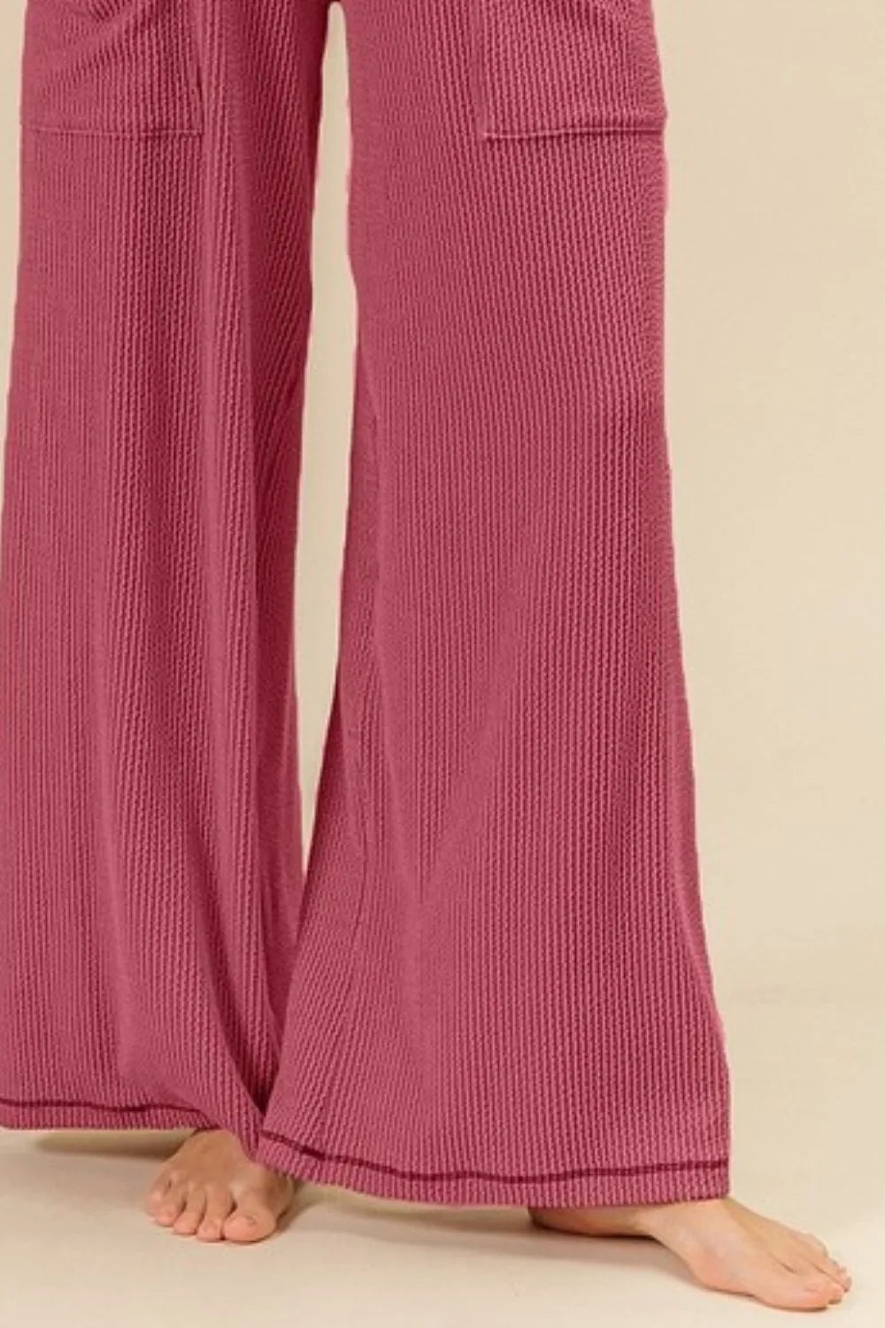 BiBi 2tone Cord Rib Waist Band Side Pocket Pants 82cf988d-23a6-47f8-8f7d-1b74eb07ecb9-Max-Origin