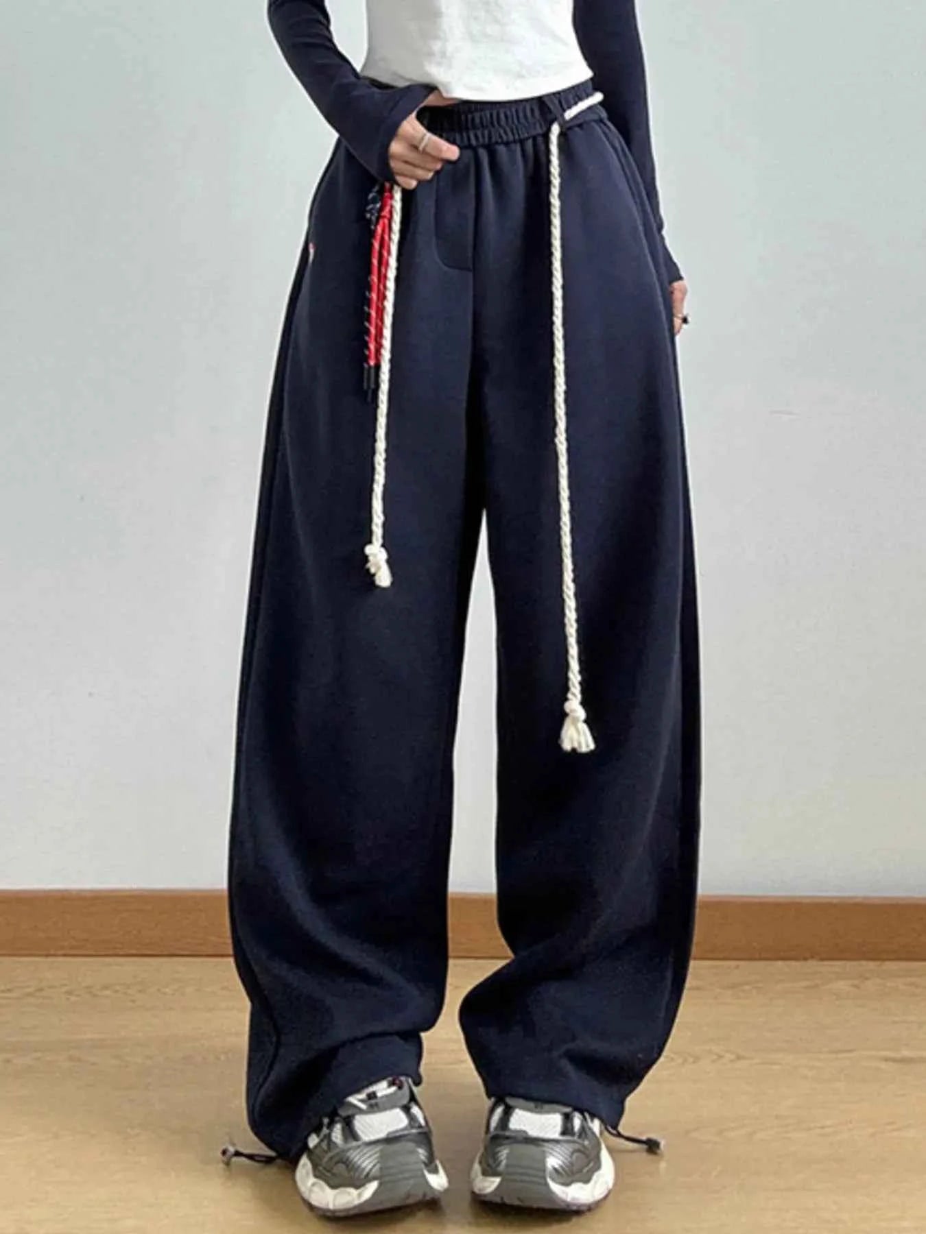 Decorative Rope Detail Casual Pants 82f52e1e-5911-4084-a435-53059d4957e9-Max-Origin