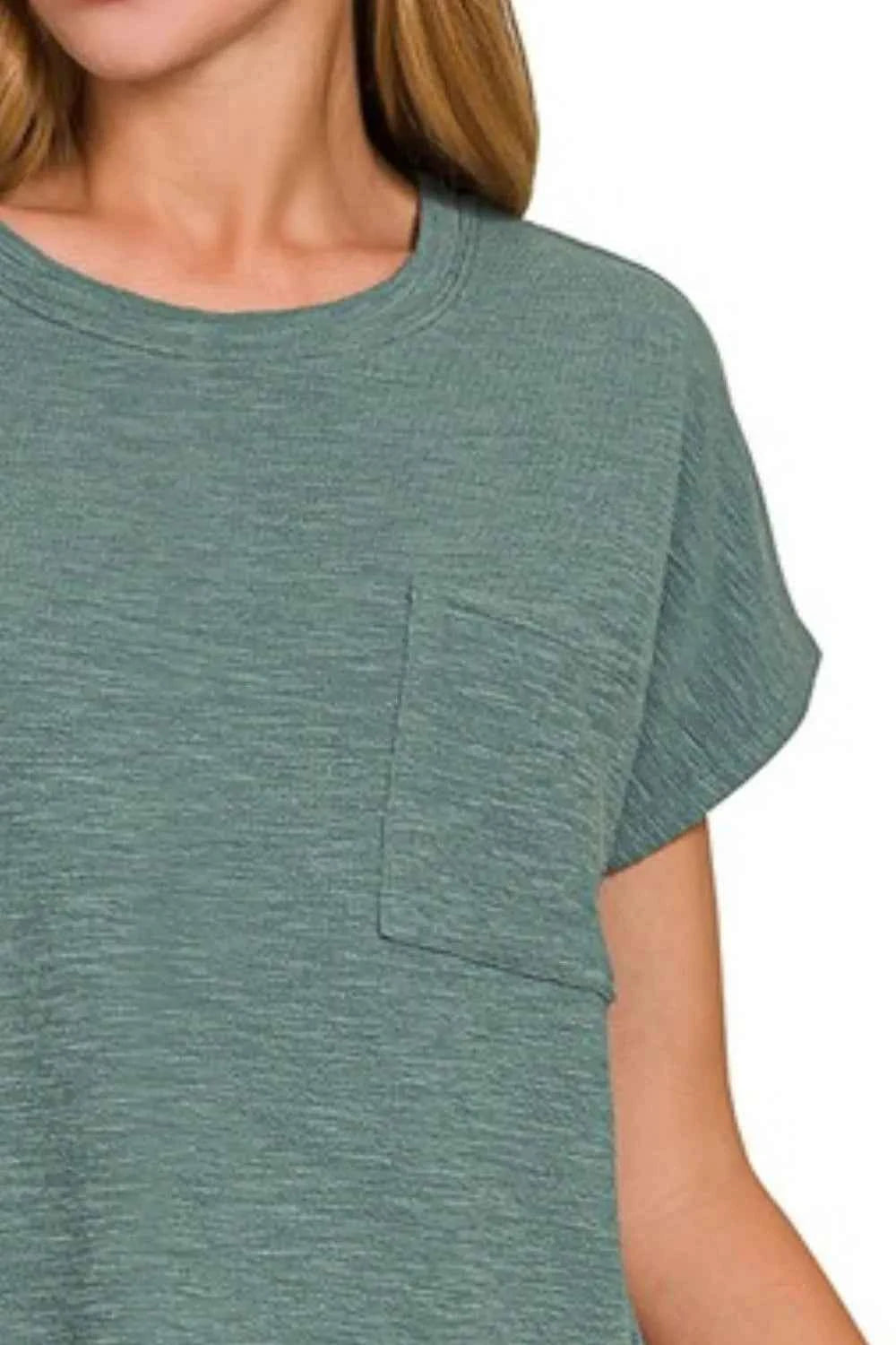 Zenana Round Neck Short Sleeve T-Shirt 84181370-36af-4f4b-a0cf-a2979a775f86-Max-Origin