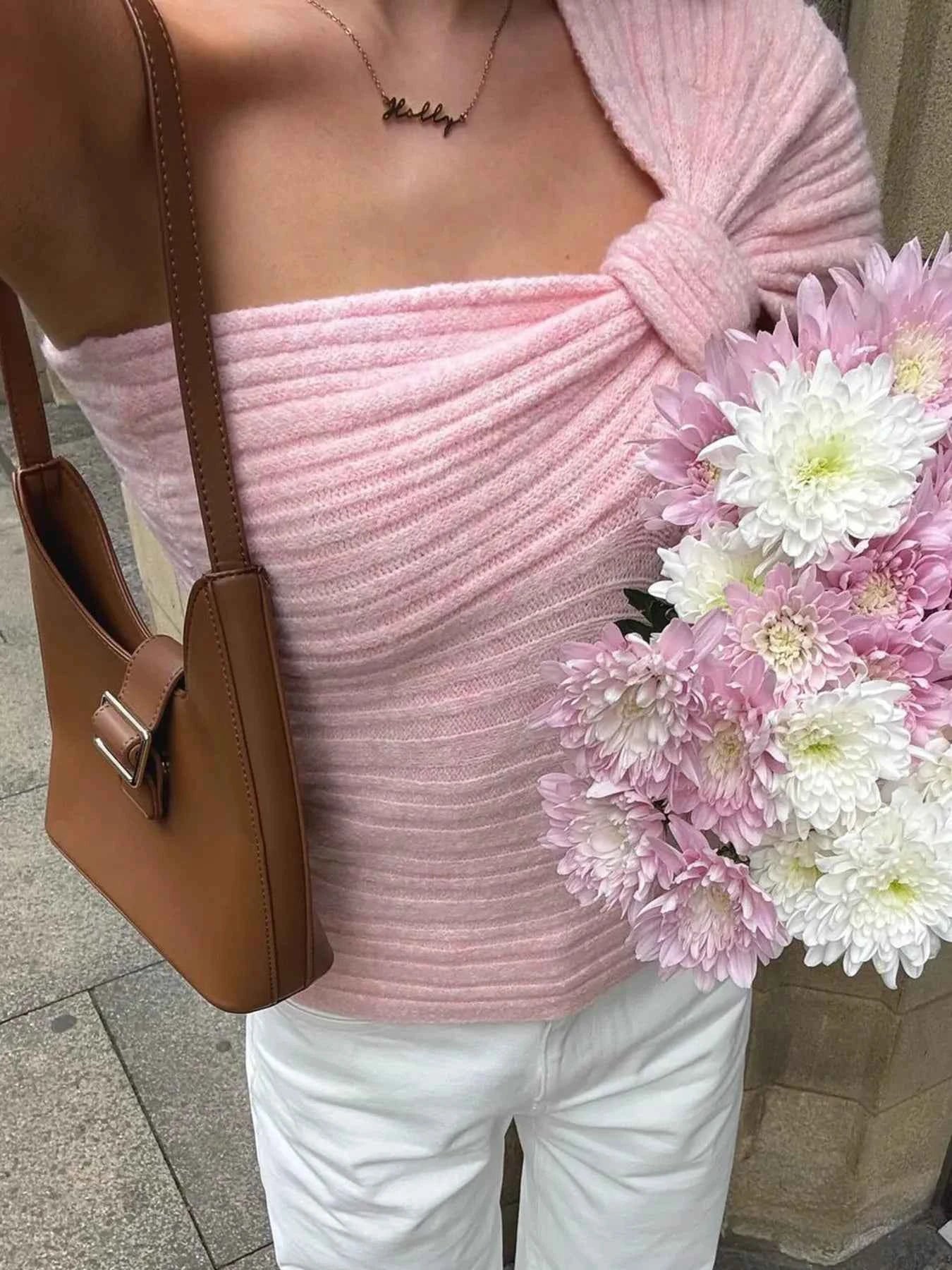 One Shoulder Ribbed Sweater 8480a429fe0e4e3a80736c9c01979ec0-Max-Origin