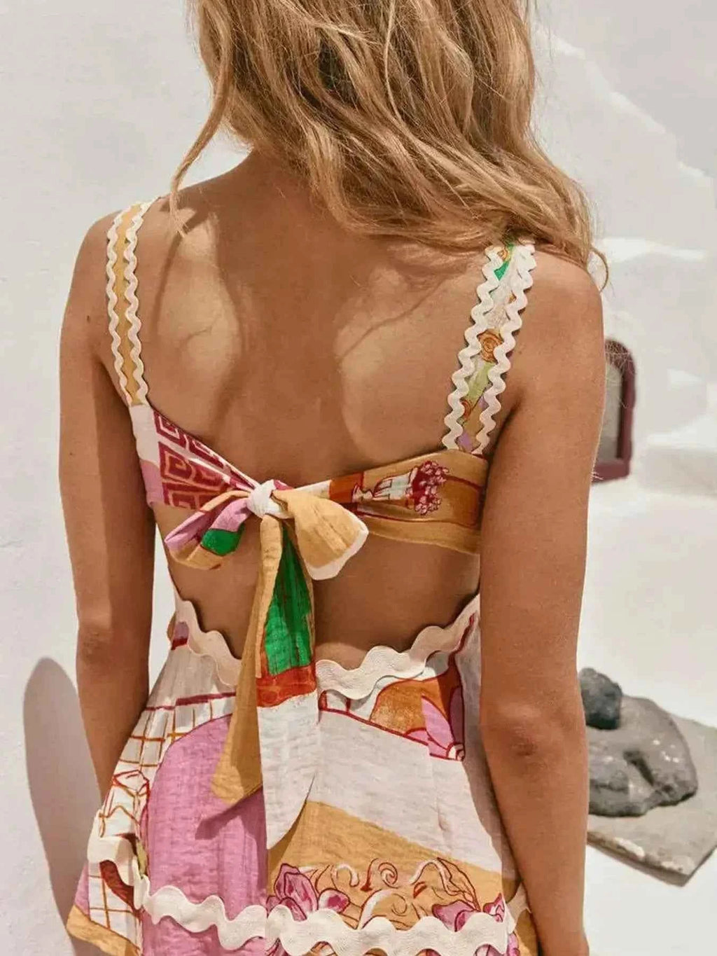 Tie Back Printed Cami and Pants Set 84bbf8d7-4346-4884-a42e-c332c9856c44-Max-Origin